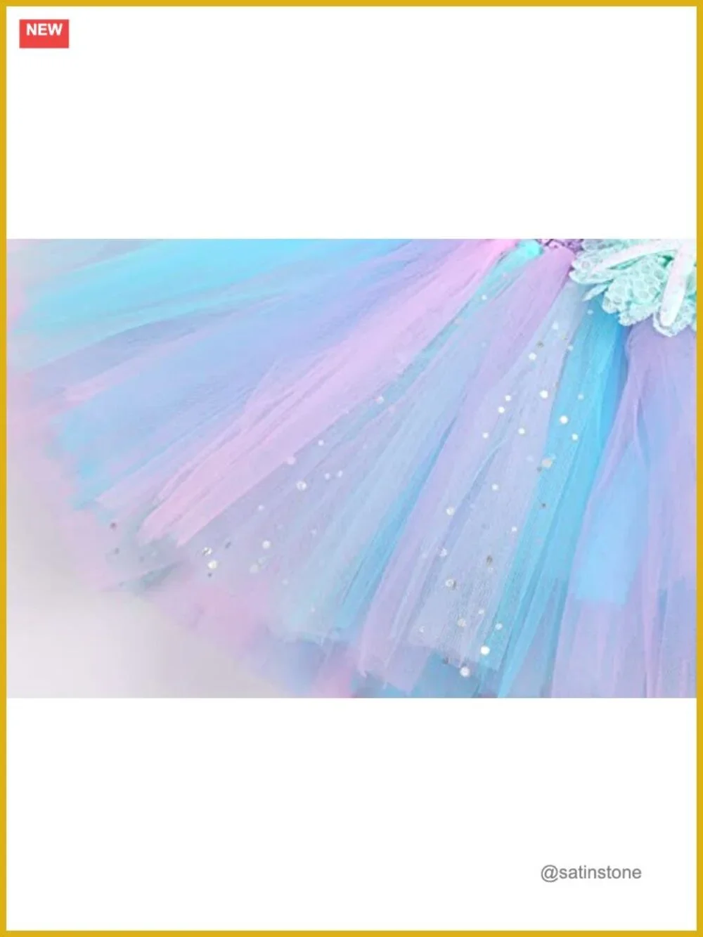 Girls Mermaid Tutu Dress with LED Lights Halloween Costume